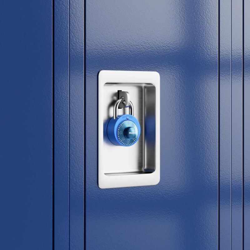 Master Lock 2 unidades 1528BLUEC2 candado de combinación