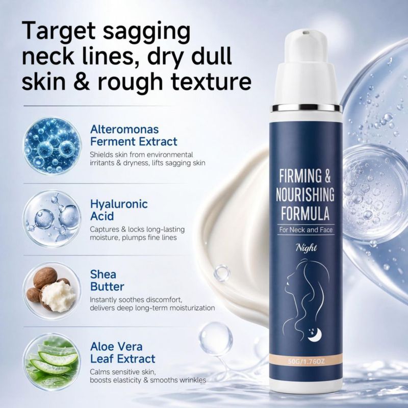 Crema de Noche Yoneya 50 ml Reafirmante para Rostro y Cuello