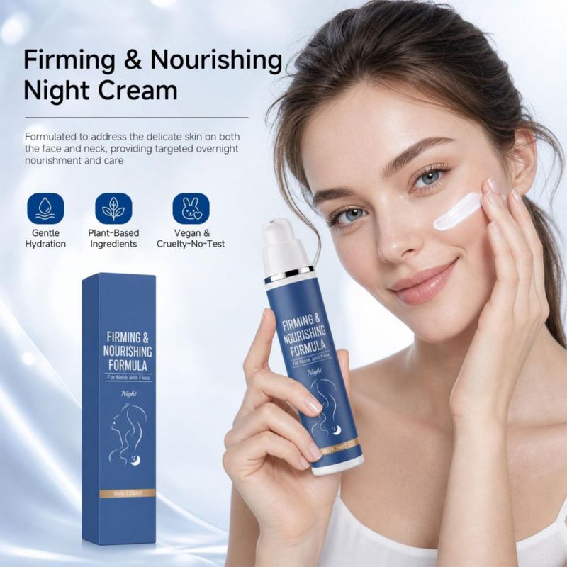 Crema de Noche Yoneya 50 ml Reafirmante para Rostro y Cuello