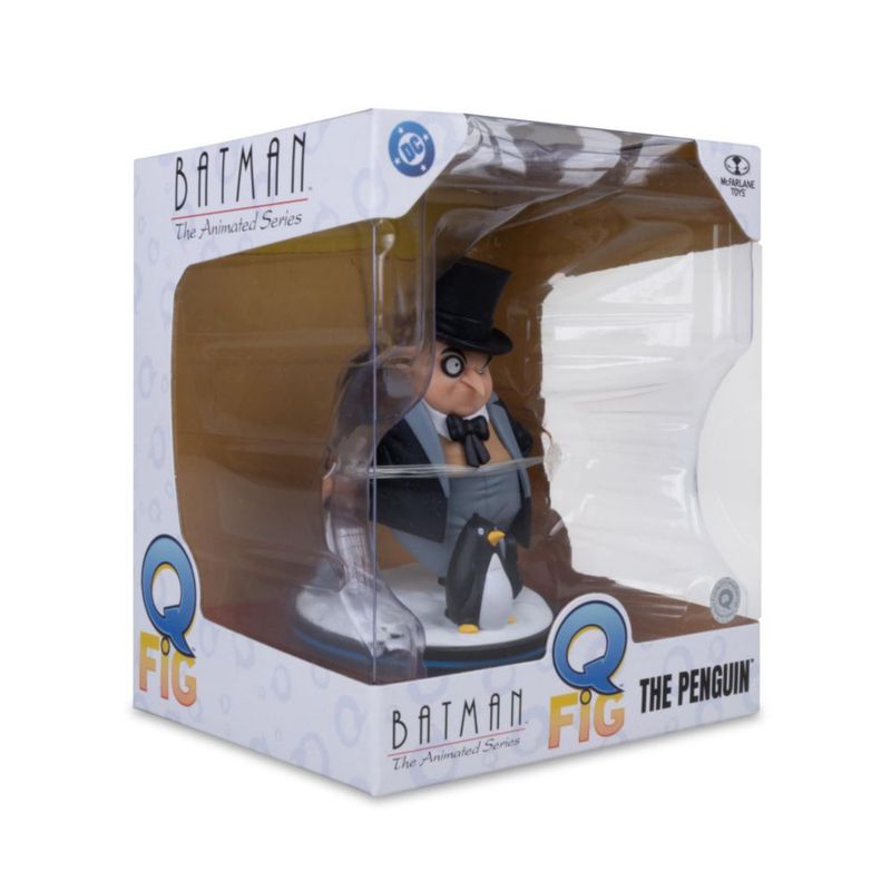 Figura de acción McFarlane Toys El Pingüino Q‑Fig de 4 pulgadas