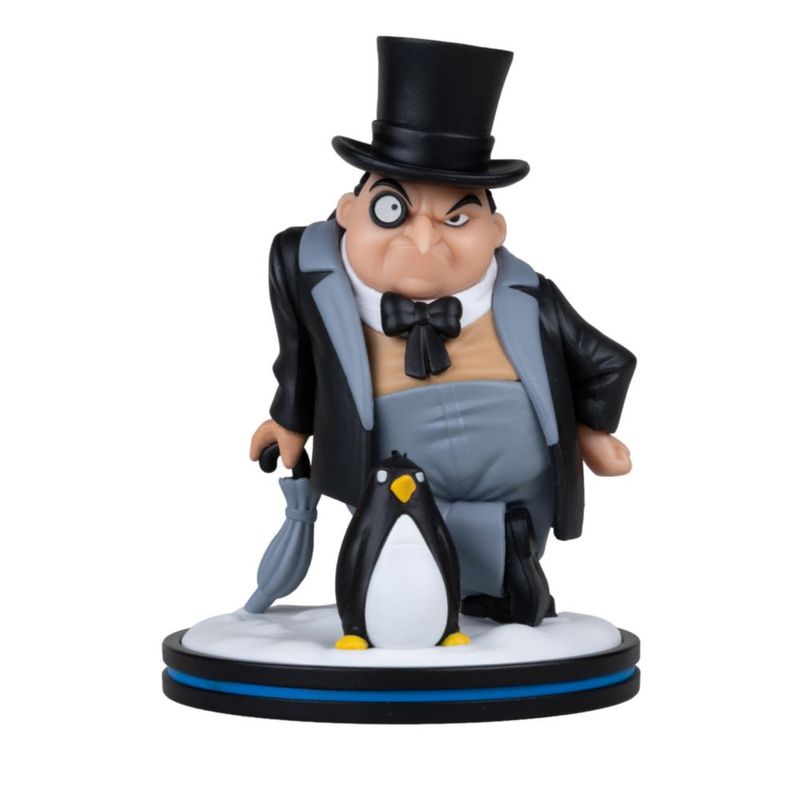 Figura de acción McFarlane Toys El Pingüino Q‑Fig de 4 pulgadas