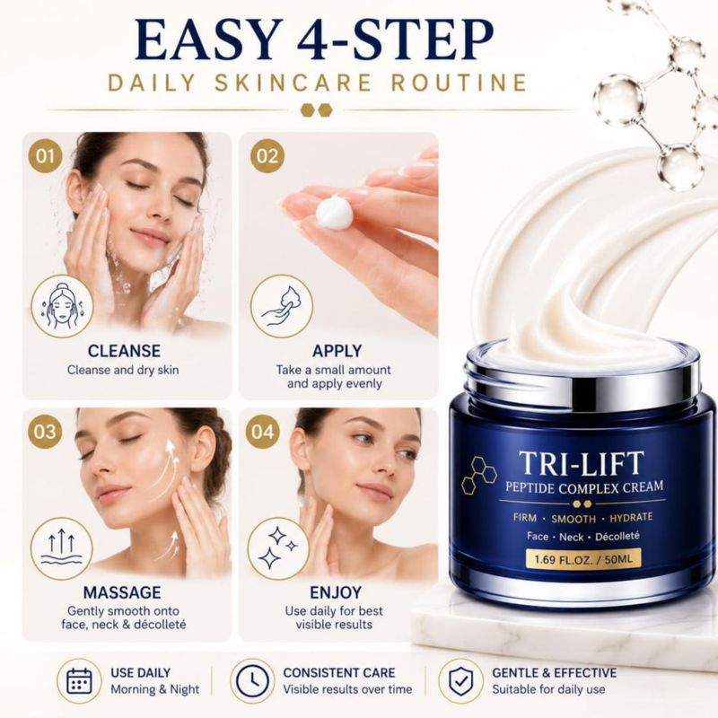 Crema Hidratante Ryurop 50 ml con Complejo de Péptidos