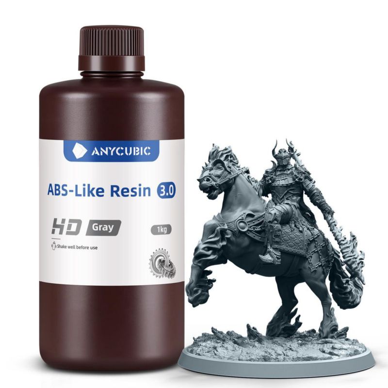 Resina 3D ANYCUBIC tipo ABS 3.0 1 kg Gris HD