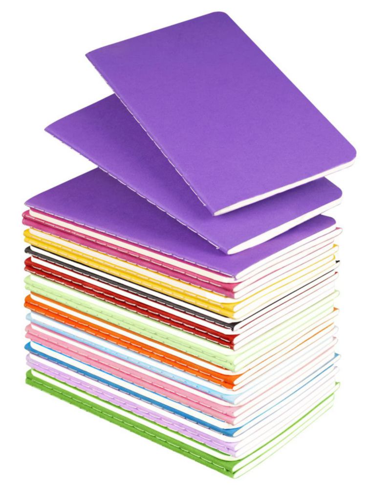 Cuadernos Lzerking 9 cm x 14 cm - Pack de 36 (rayados)