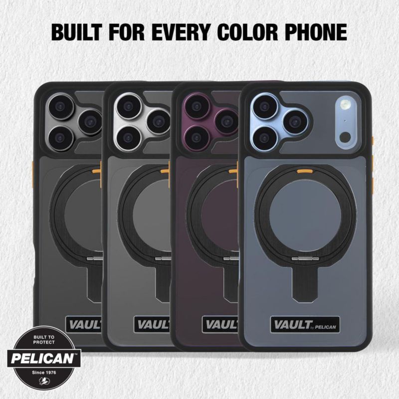 Funda Pelican Vault para iPhone 18 Pro Smoke con MagSafe