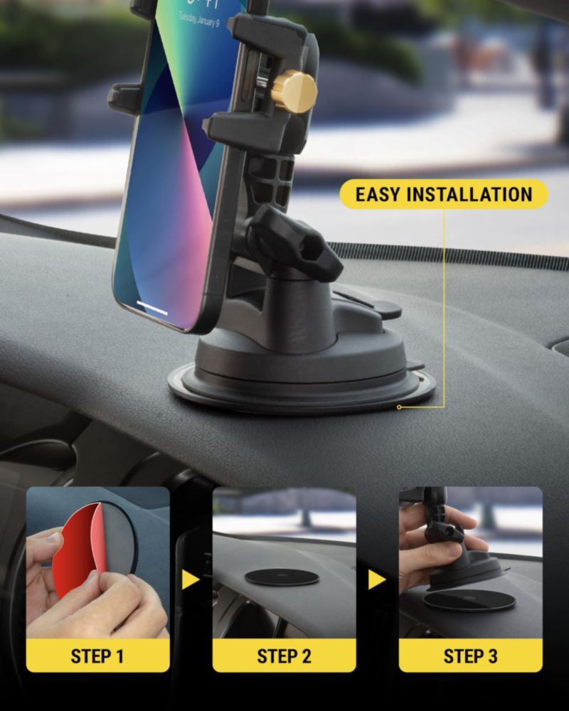 Disco de Montaje Scosche 9 cm Adhesivo 3M para Auto y GPS