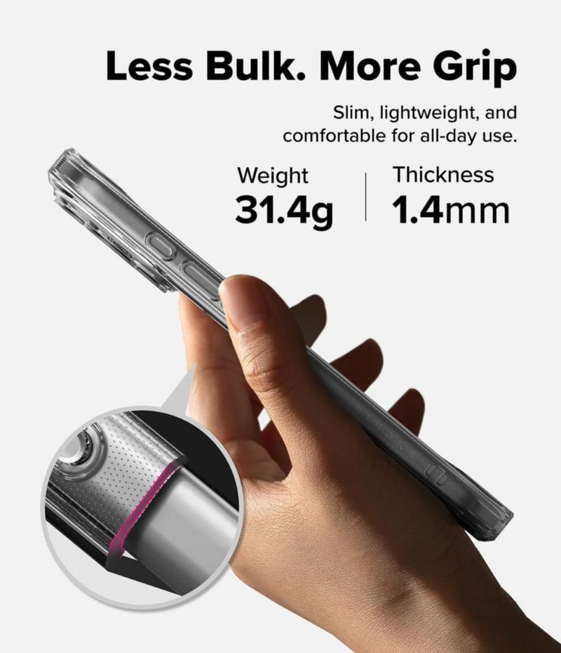 Funda Ringke iPhone 18 Pro Fusion Magnética Transparente