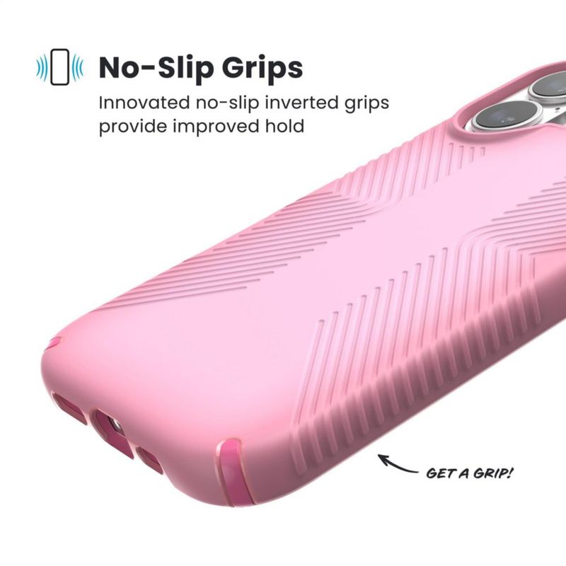 Funda Speck iPhone 17 LUX Grip MagSafe rosa