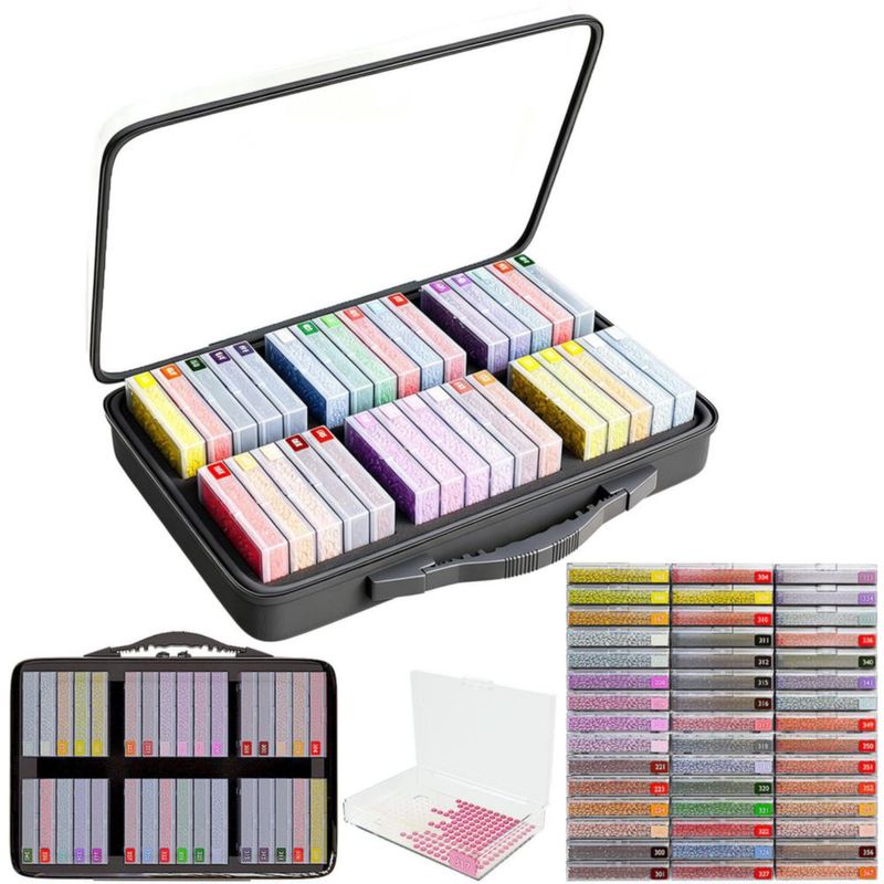 Bandeja para Pintura de Diamantes SuSentak 32 Piezas para Brocas Redondas