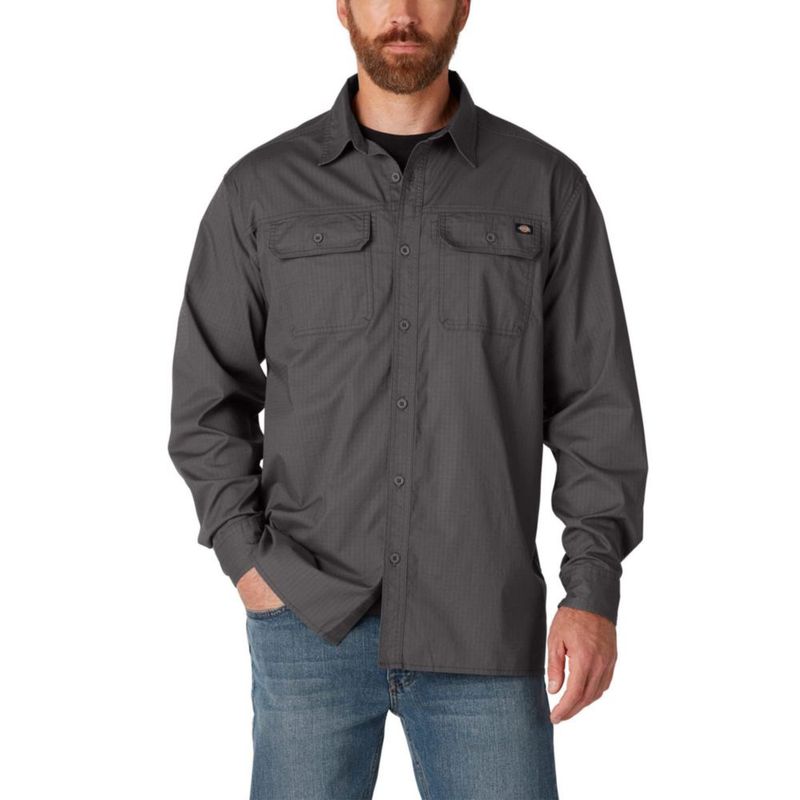 Camisa de manga larga Dickies Flex Ripstop gris pizarra XL
