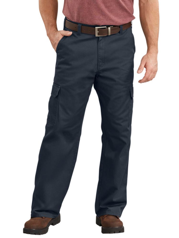 Pantalones Cargo Dickies 40x32 Azul Marino Oscuro Corte Holgado