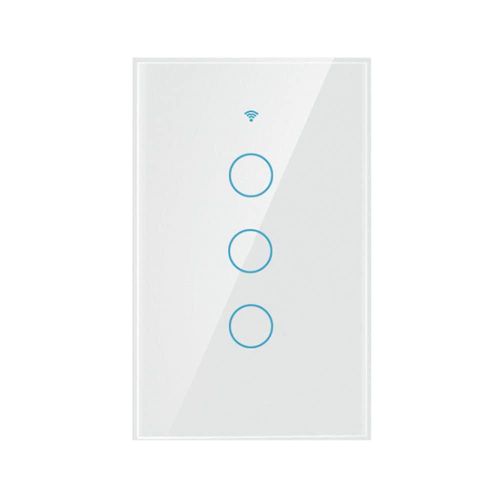 DQST Interruptor Apagador Inteligente WiFi, SE REQUIERE CABLE NEUTRO, Smart Switch con Tecla Táctil Sensibilidad, Control Remoto
