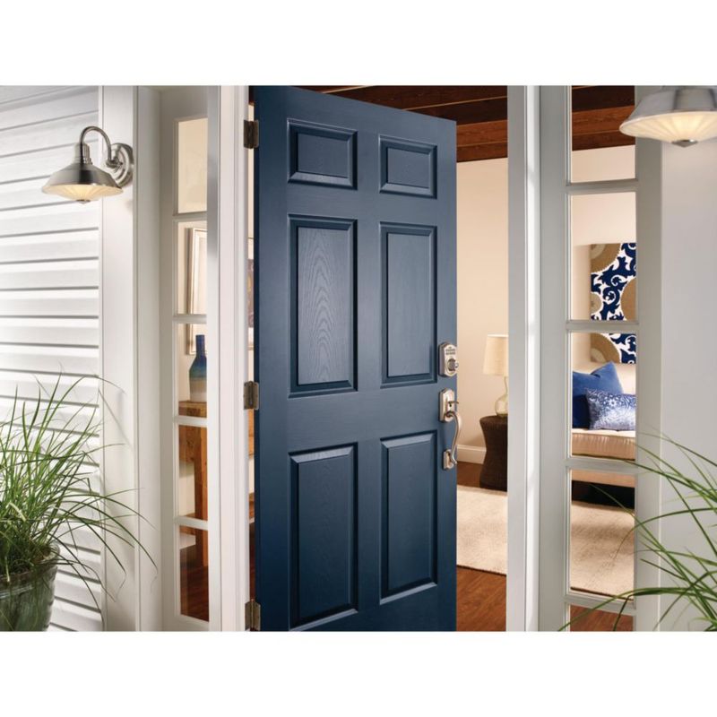 Schlage Camelot Cerradura de seguridad táctil Níquel Satinado