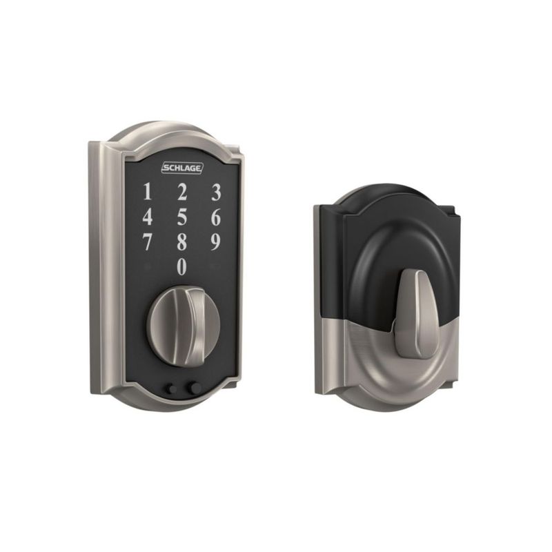 Schlage Camelot Cerradura de seguridad táctil Níquel Satinado