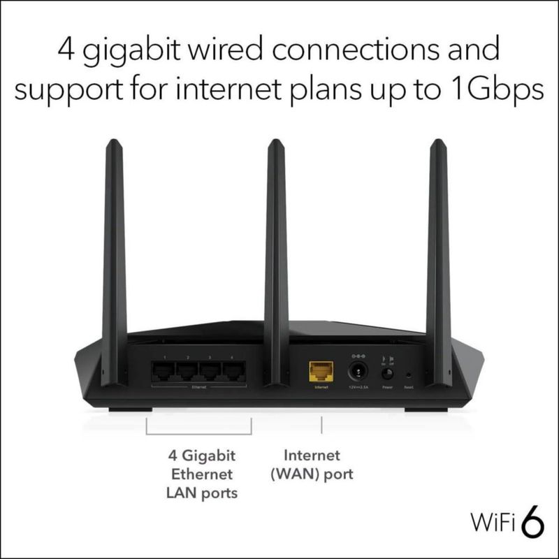 Router Wi‑Fi NETGEAR Nighthawk RAX29 AX2400 de doble banda 24 Gbps