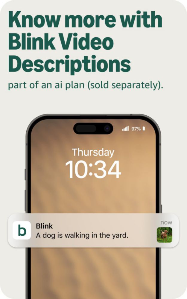 Timbre de video inalámbrico Blink con batería 2K+ y audio mejorado