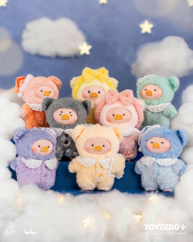 Caja Sorpresa TOYZERO+ Lulu Piggy - Juego de 6 llaveros de peluche