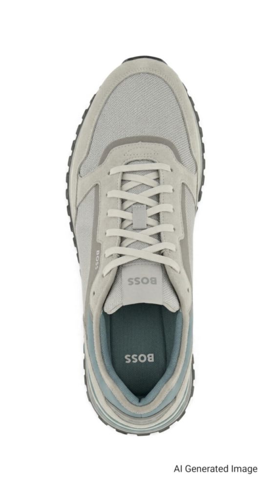 Zapatillas BOSS Parkour Runn gris peltre talla 9