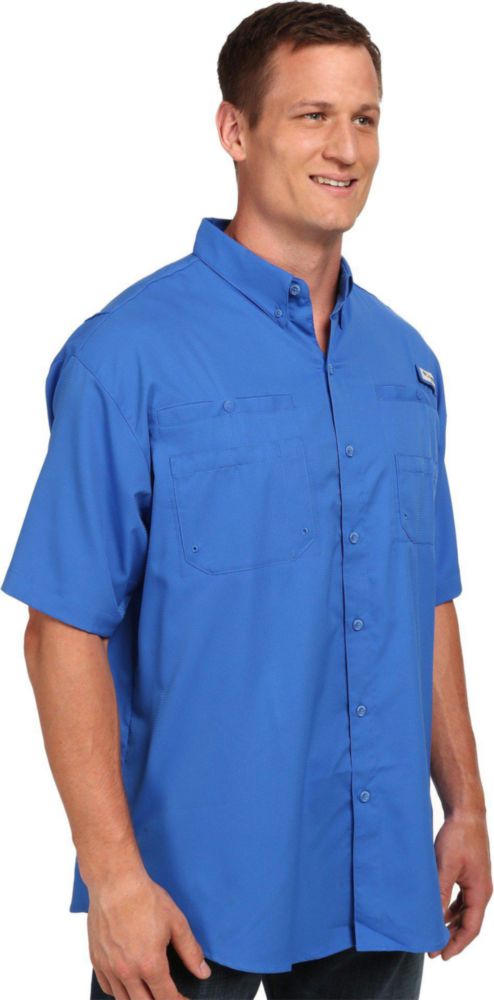 Camisa adidas Columbia para hombre Grande y Alta 4X Azul Vivo