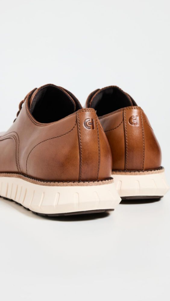 Cole Haan Zerogrand Zapato Oxford British Tan/Ivory 10-M US