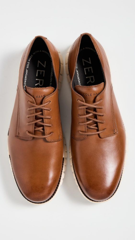 Cole Haan Zerogrand Zapato Oxford British Tan/Ivory 10-M US