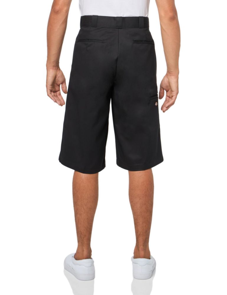 Pantalones Cortos de Trabajo Dickies 38 cm Negro Talla 34 Corte Holgado