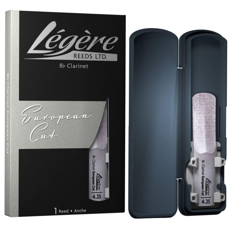 Caña para clarinete Legere Bb European Cut Strength 4.25