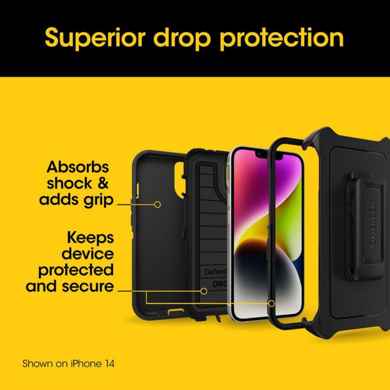 Funda OtterBox Defender Pro - Negra con soporte