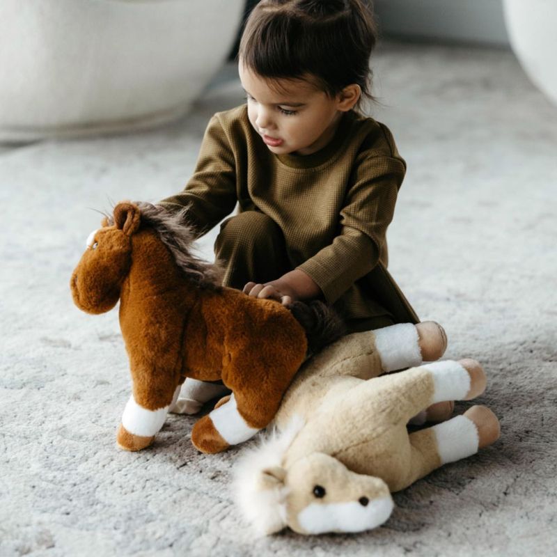 Peluche The Petting Zoo Caballo Castaño de 30 cm