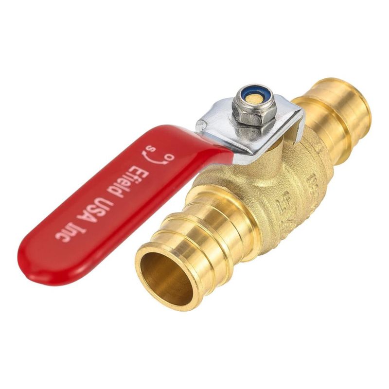 Válvula de bola de expansión PEX EFIELD 1 pulgada (paquete de 4) de latón