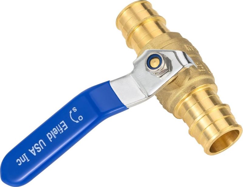 Válvula de bola de expansión PEX EFIELD 1 pulgada (paquete de 4) de latón