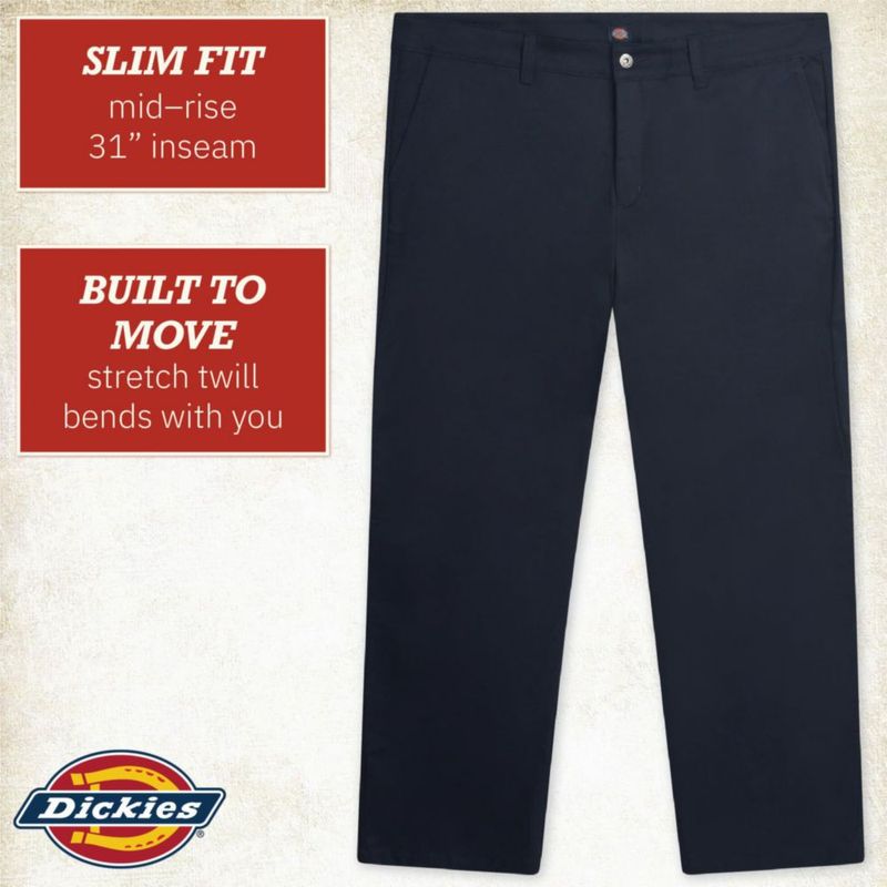 Pantalones de trabajo Dickies para mujer talla plus corte bootcut