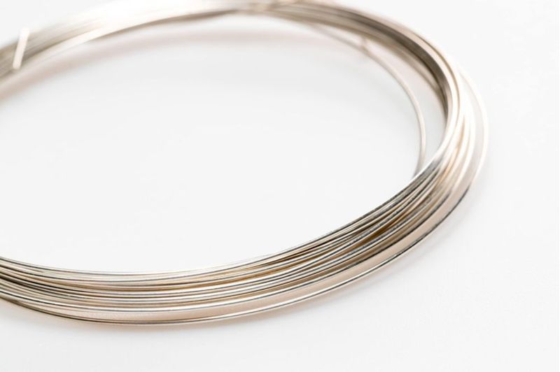 Alambre CRAFT WIRE calibre 22 de plata de ley 925 15 m