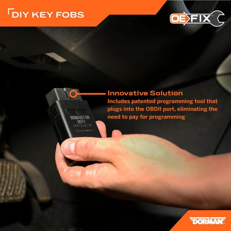 Control remoto sin llave Dorman de 3 botones para Toyota (OE FIX)