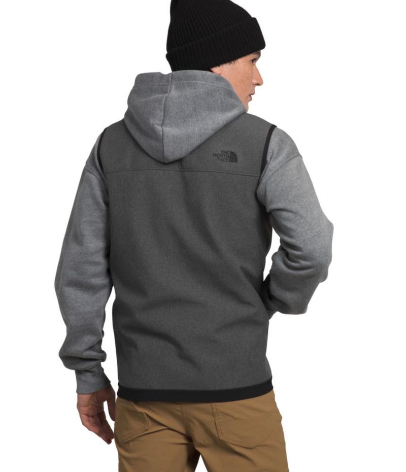 Chaleco cortaviento The North Face Apex Bionic 3 – Talla Pequeña Gris Oscuro