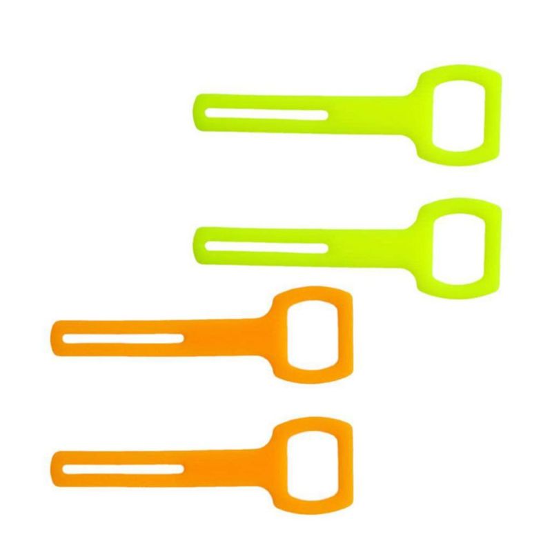 Soporte para octópodo Yiju 4 piezas 12x4 cm Amarillo/Naranja