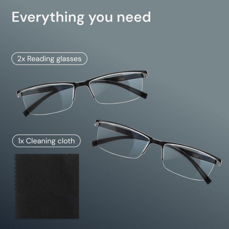 Gafas de lectura Gaoye 2.0 estilo ejecutivo con filtro de luz azul y montura TR90
