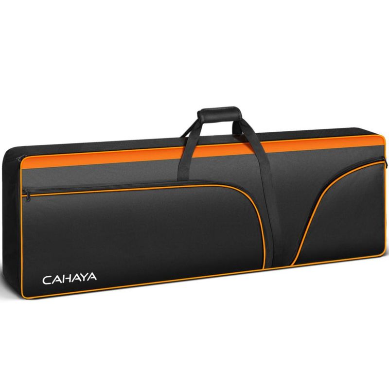 Maletín para teclado CAHAYA 88 teclas 140 cm acolchado CY0327