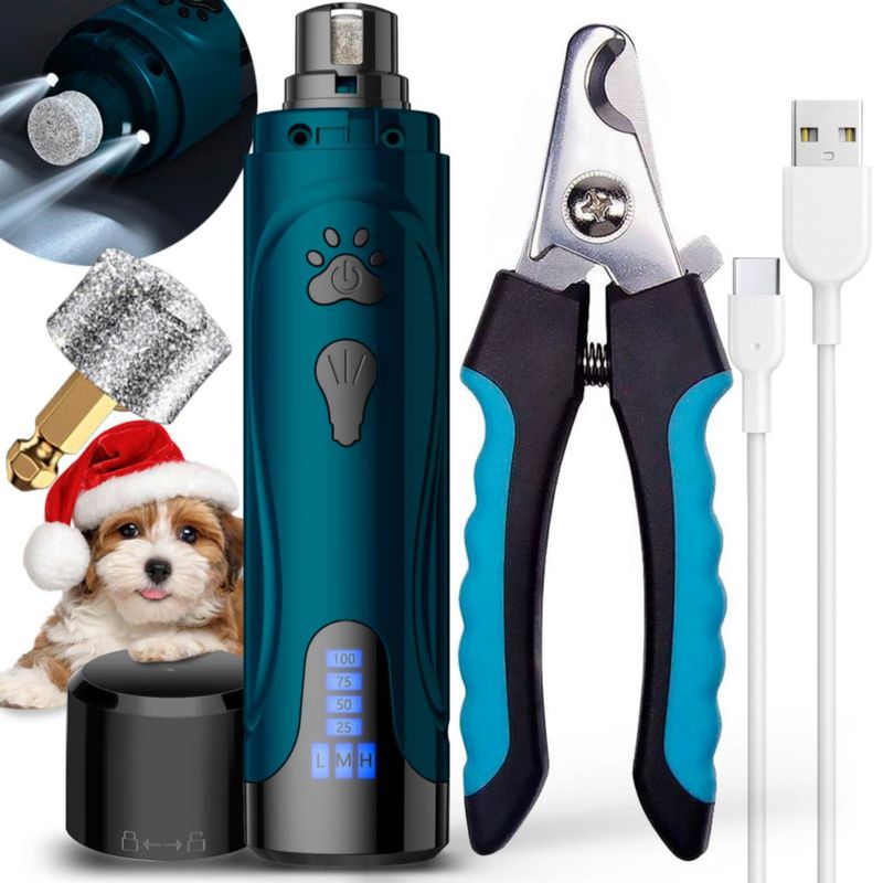 Molinillo de uñas para perros YABIFE recargable para perros y gatos