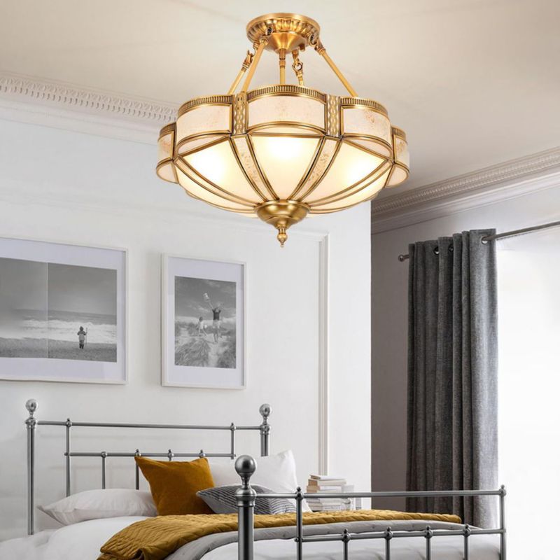 Candelabro de latón MIXL de 50 cm Oro Estilo Vintage 110‑120 V