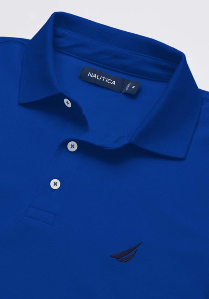 Camisa Polo Nautica XXL Cobalto Brillante de Algodón