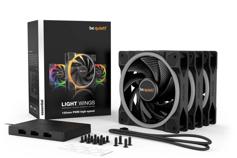 Pack triple de ventiladores de caja be quiet! 120 mm ARGB PWM