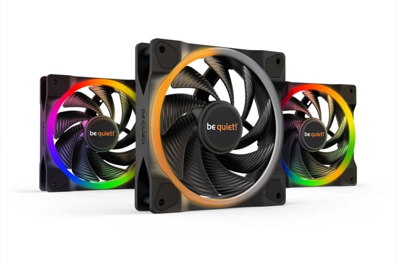Pack triple de ventiladores de caja be quiet! 120 mm ARGB PWM