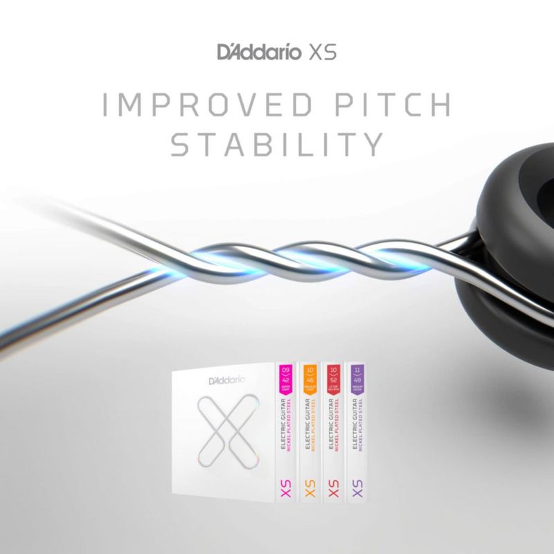 Cuerdas D'Addario XS 10-46 para guitarra eléctrica 25 juegos
