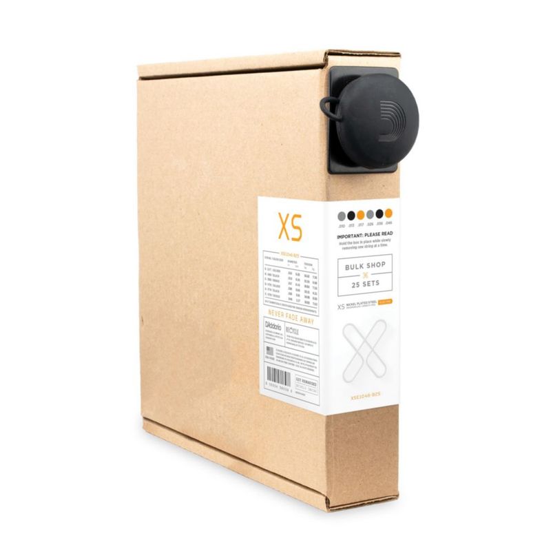 Cuerdas D'Addario XS 10-46 para guitarra eléctrica 25 juegos