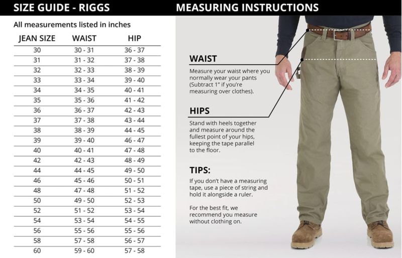 PANTALONES Wrangler Riggs Workwear 97 cm x 86 cm (color Maíz)