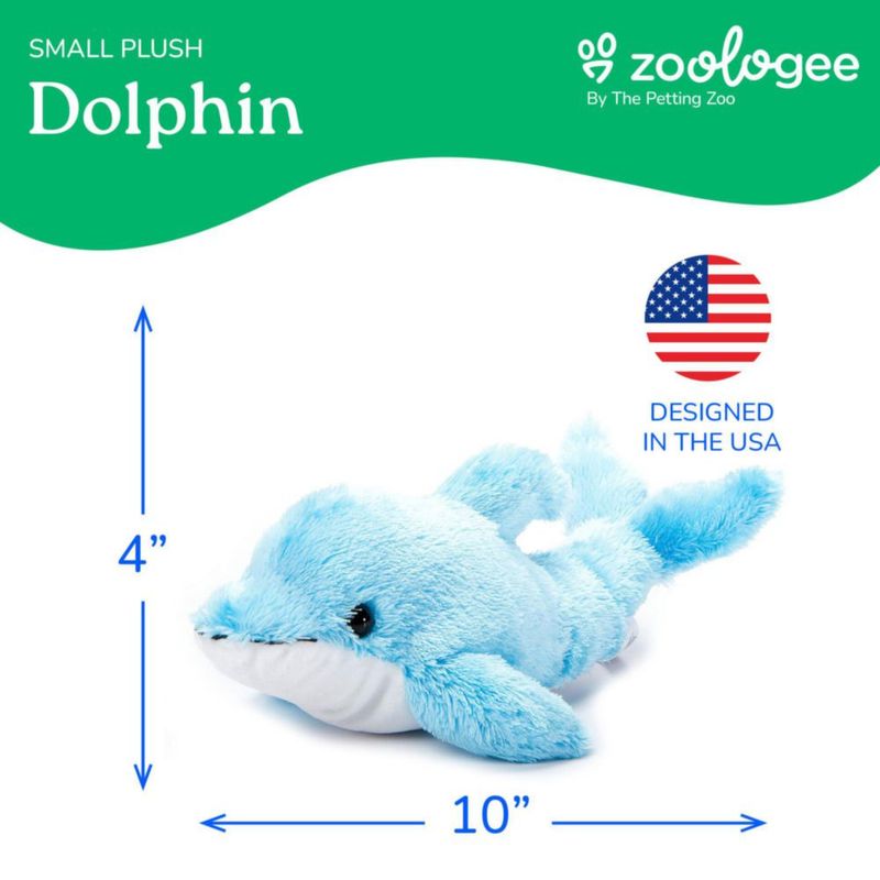 Peluche Delfín Azul 25 cm – The Petting Zoo