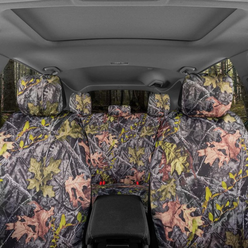 Cubierta de Asiento BDK Camuflaje Verde Bosque - Juego Completo
