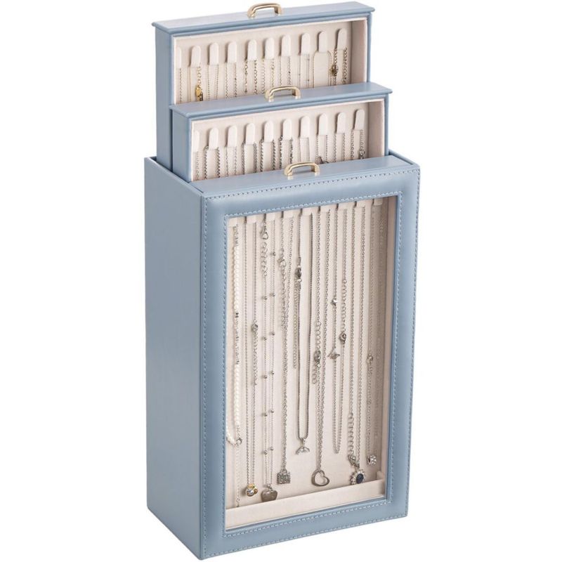 Organizador de Collares Lolalet 20 cm Azul 3 Niveles