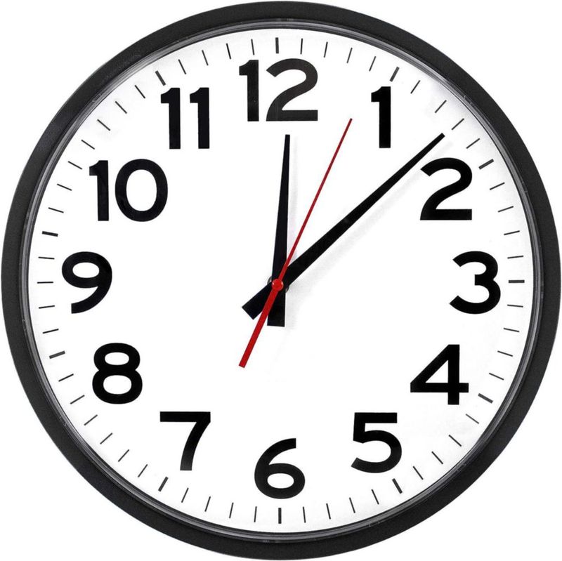 Reloj de Pared The Ultimate 36 cm Negro de Cuarzo